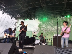 Day Wave at Spotify House outdoor stage