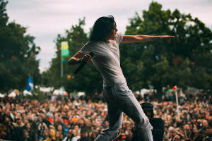 K. Flay. Photo by Sydney Gawlik for ACL Fest.